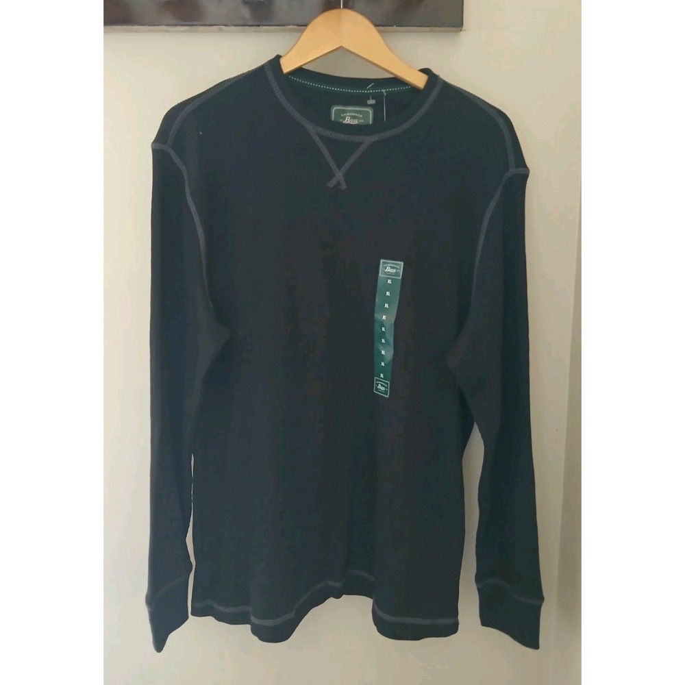 New G.H. Bass & Co. Waffle-Knit Thermal Shirt Size XL Fall Layering Outdoors